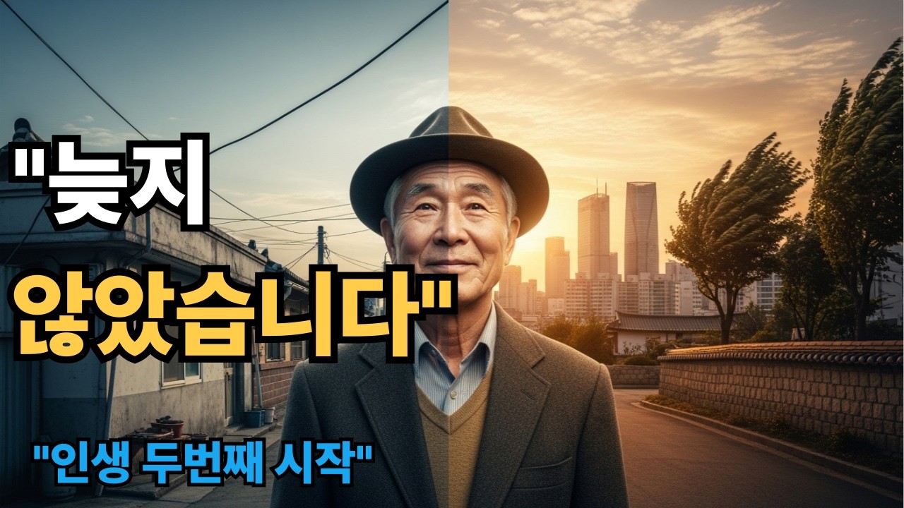 늦지 않았습니다… 70세에 시작된 인생 두 번째 이야기