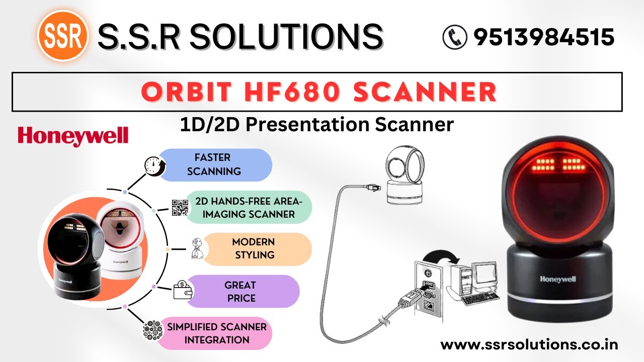 Honeywell’s Orbit HF680 | Presentation Scanner | Barcode Scanner | Honeywell scanner | 2d scanner