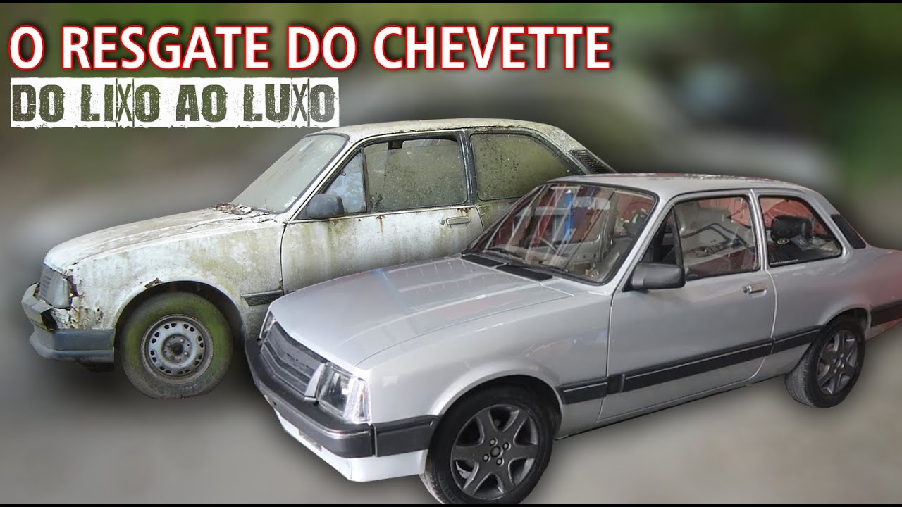 A SAGA COMPLETA PINTURA DO CHEVETTE  1.0 EM CASA - DO LIXO AO LUXO