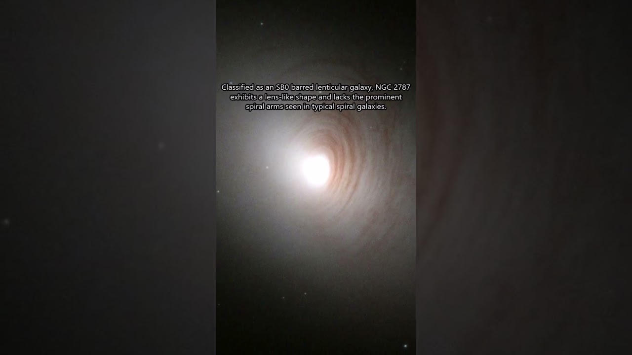 Wound Up Spiral Galaxy NGC 2787 🌌😍 #galaxies