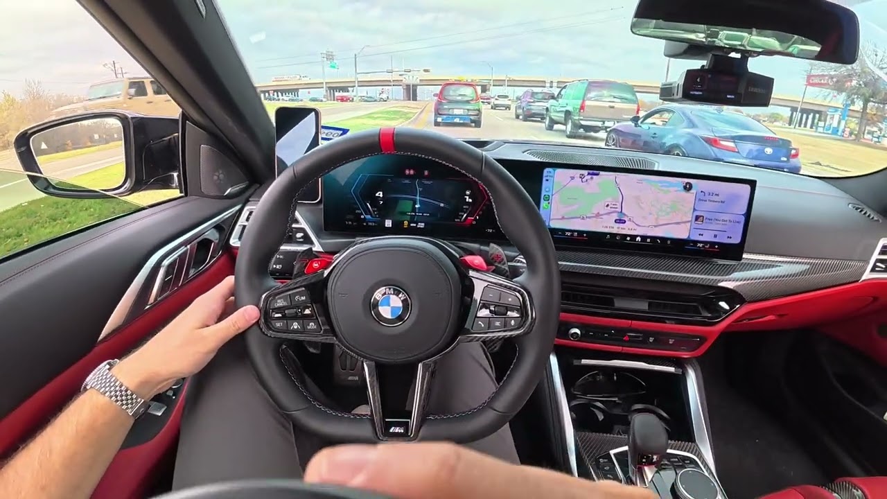 750HP BMW M4 POV in Dallas Traffic | Loud Exhaust + Burnout Ending