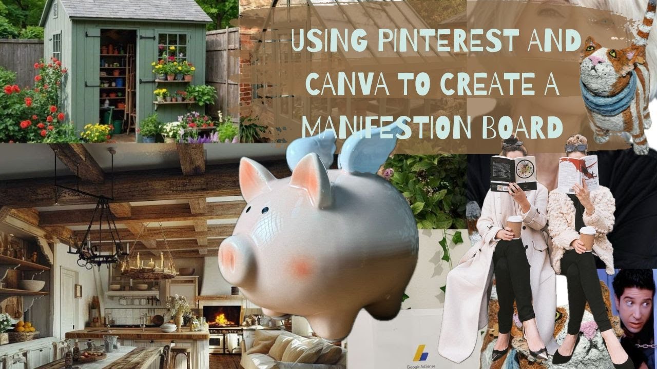 Using Pinterest and Canva to create a manifestation board