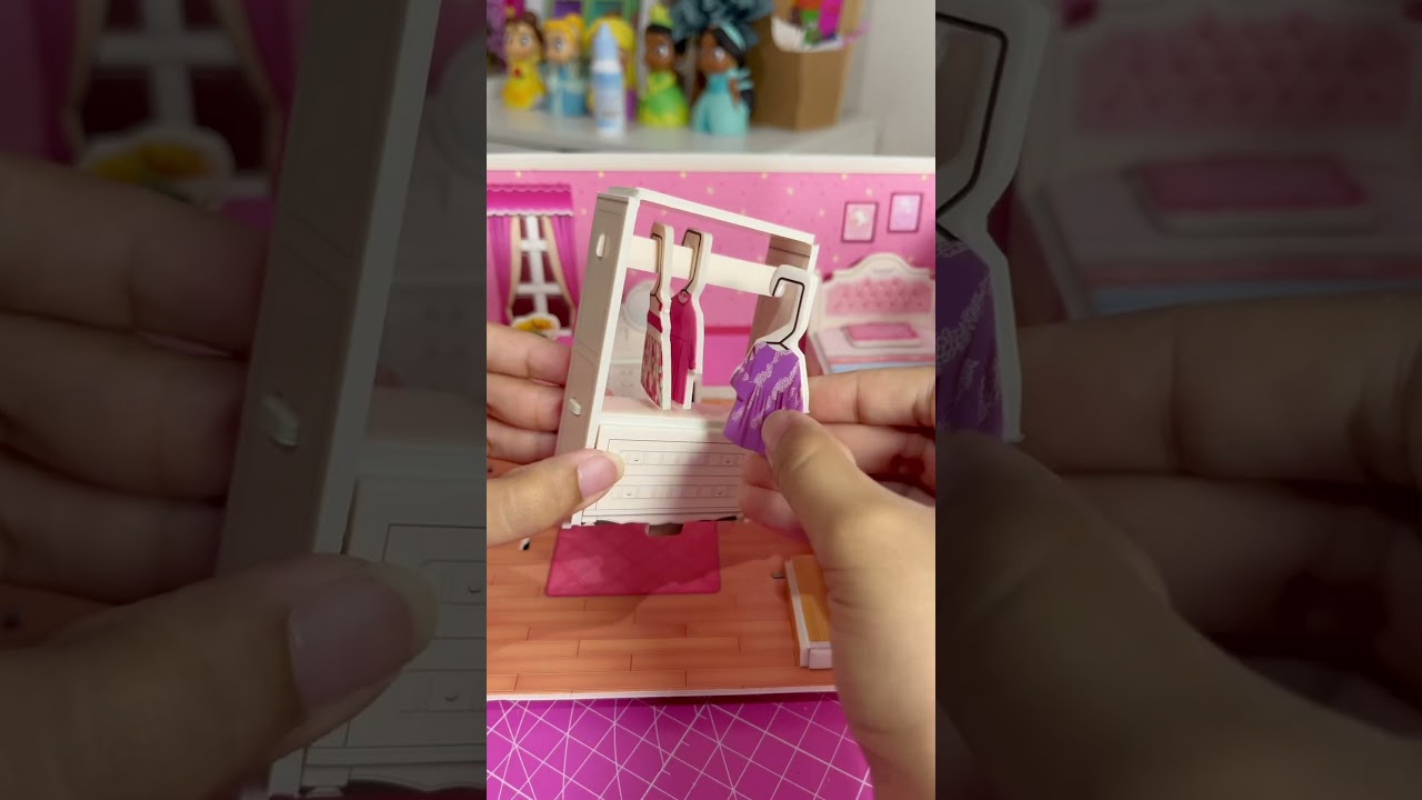 THIS IS MY NEW PINK ROOM #viraltoys #puzzle #diy #toys #miniatures #cutestuff #diytoys