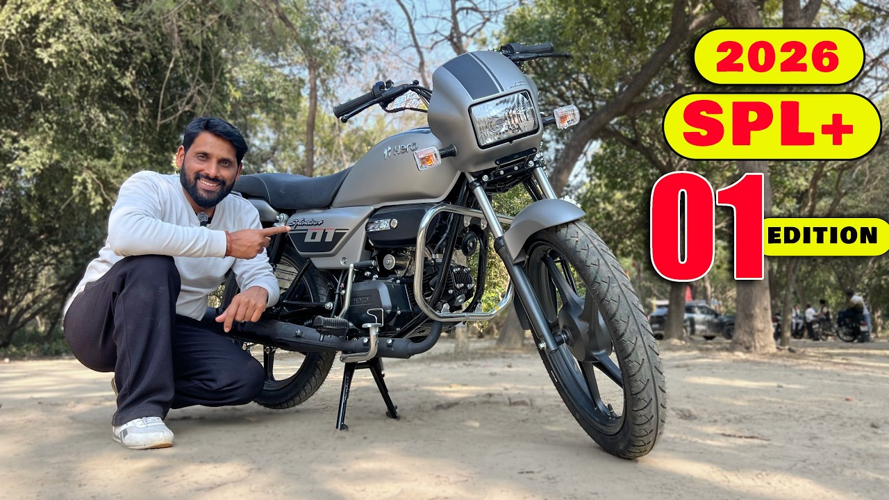 New Hero Splendor Plus 01 Edition 2026 Model Launch Full Review
