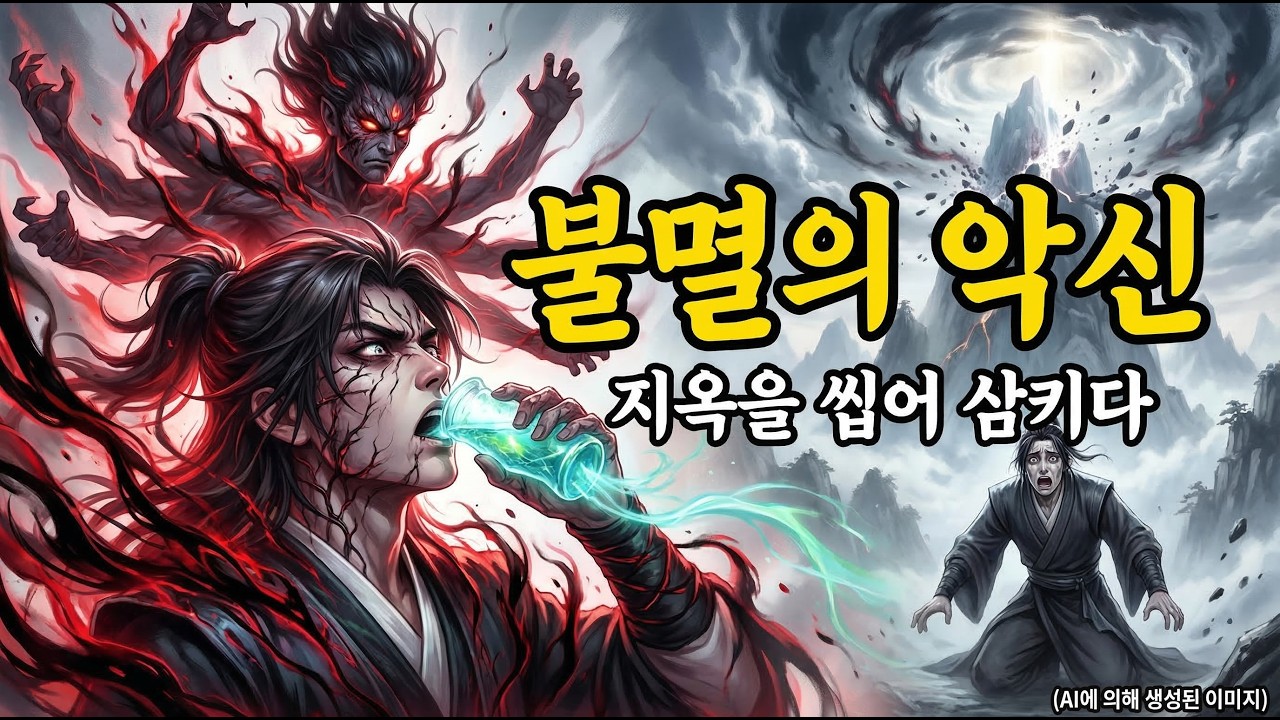구천지옥을 뚫고 얻은 생명수를 빼앗긴 소년, 광기로 흑화해 영천을 통째로 삼키고 불멸의 악신이 되다.#악신 #구천지옥