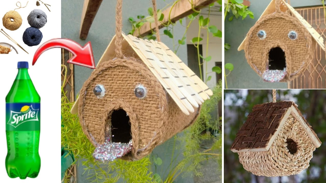 Bird Nest Making Craft Idea with BOTTLE|Bird Nest with Plastic Bottle|Home Decoration Master