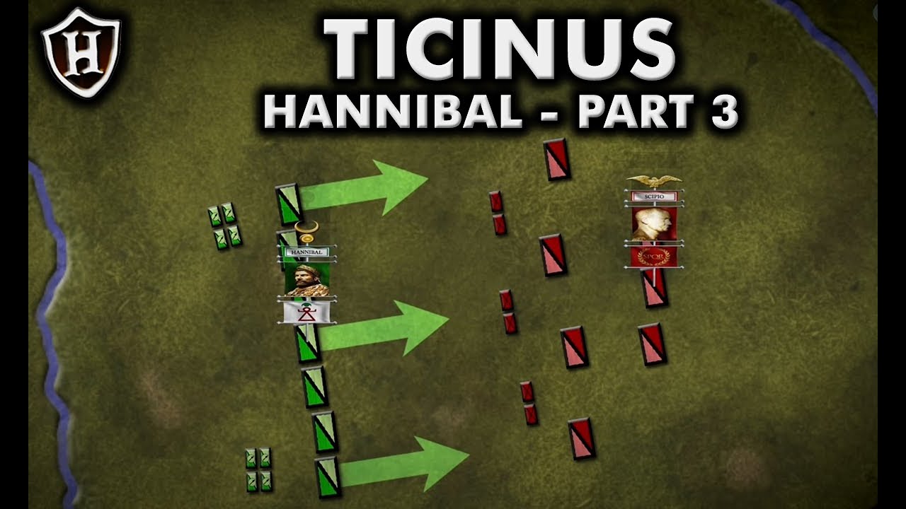 Battle of Ticinus, 218 BC ⚔️ Hannibal (Part 3) - Second Punic War