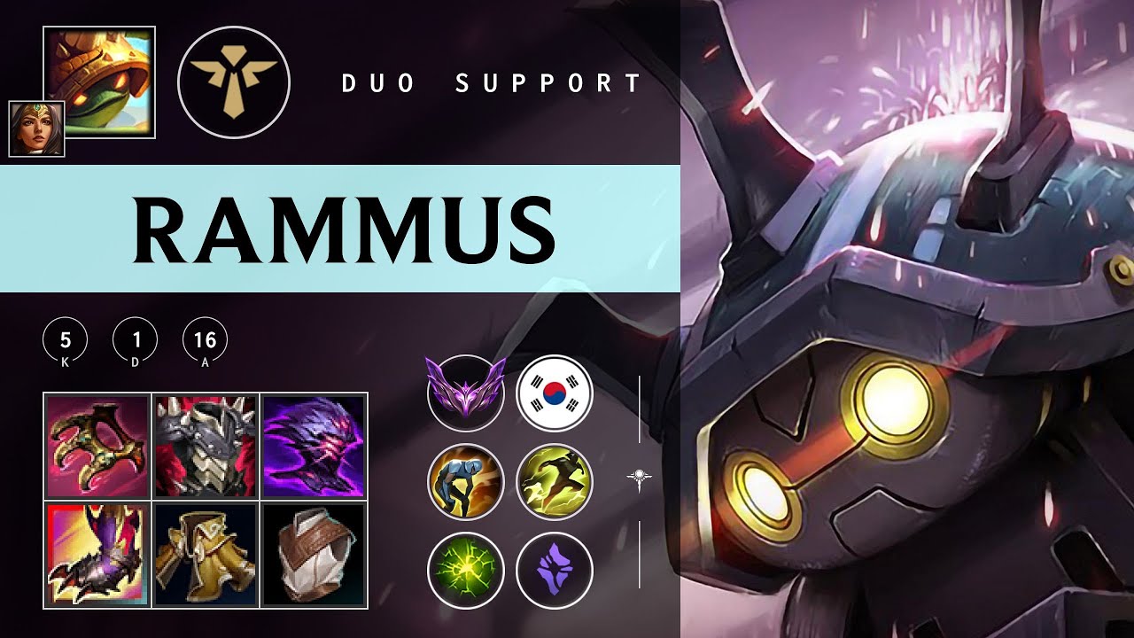 Rammus Support vs Alistar - KR Master Patch 25.24