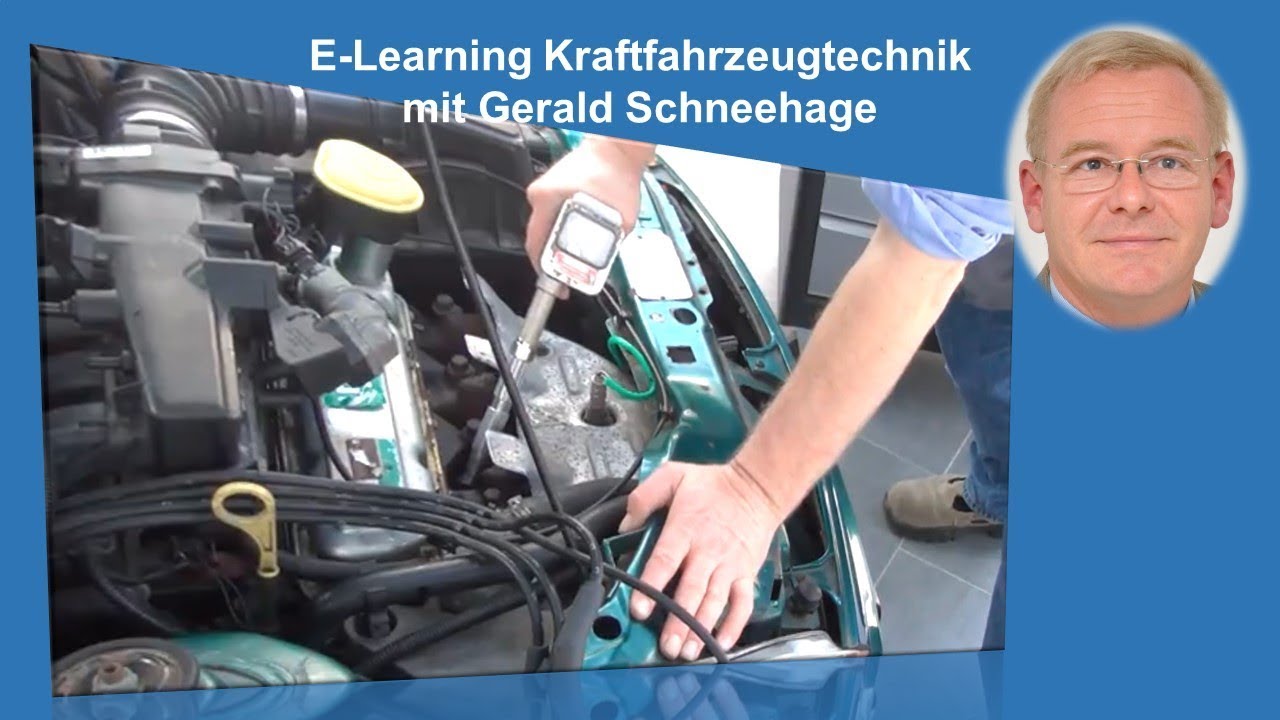 Kompressionsdruckpr&uuml;fung, E-Learning Kraftfahrzeugtechnik, Gerald Schneehage