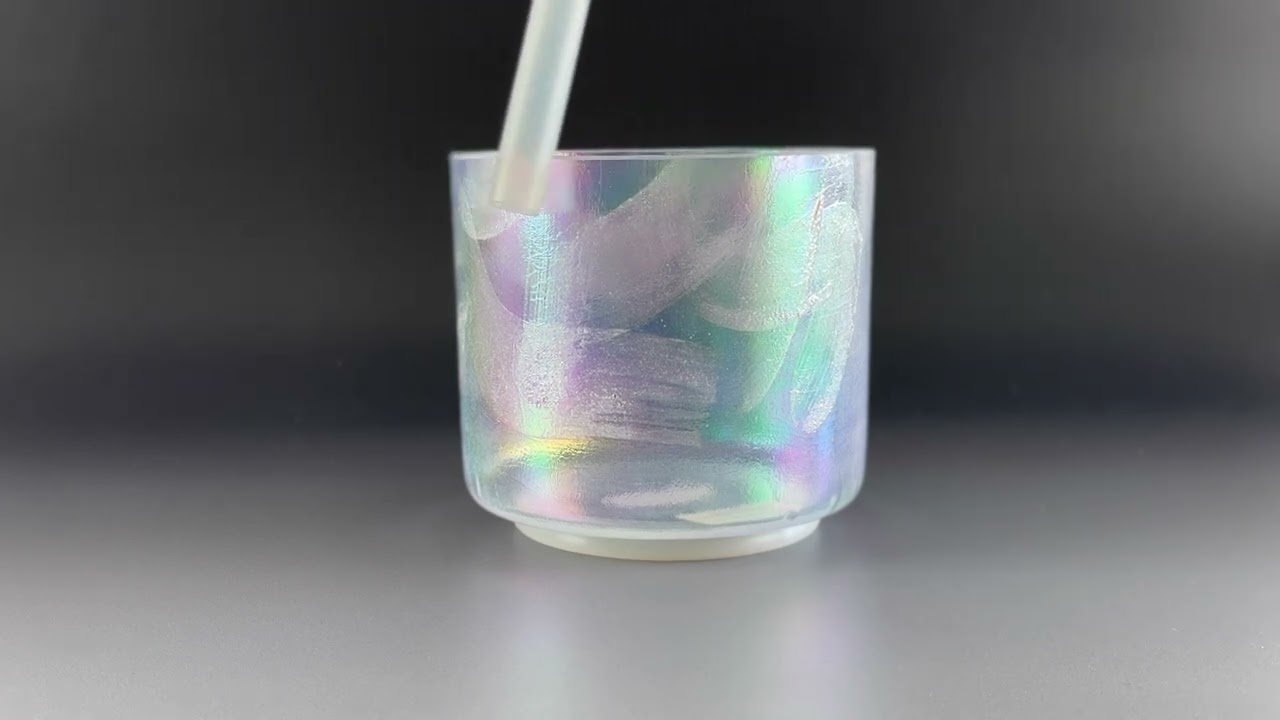 Azeztulite & Platinum Alchemy&trade; Crystal Tones&reg; Quartz Singing Bowl 6
