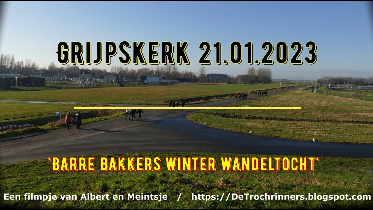 Barre Bakkers Winter Wandeltocht tocht   Grijpskerk
