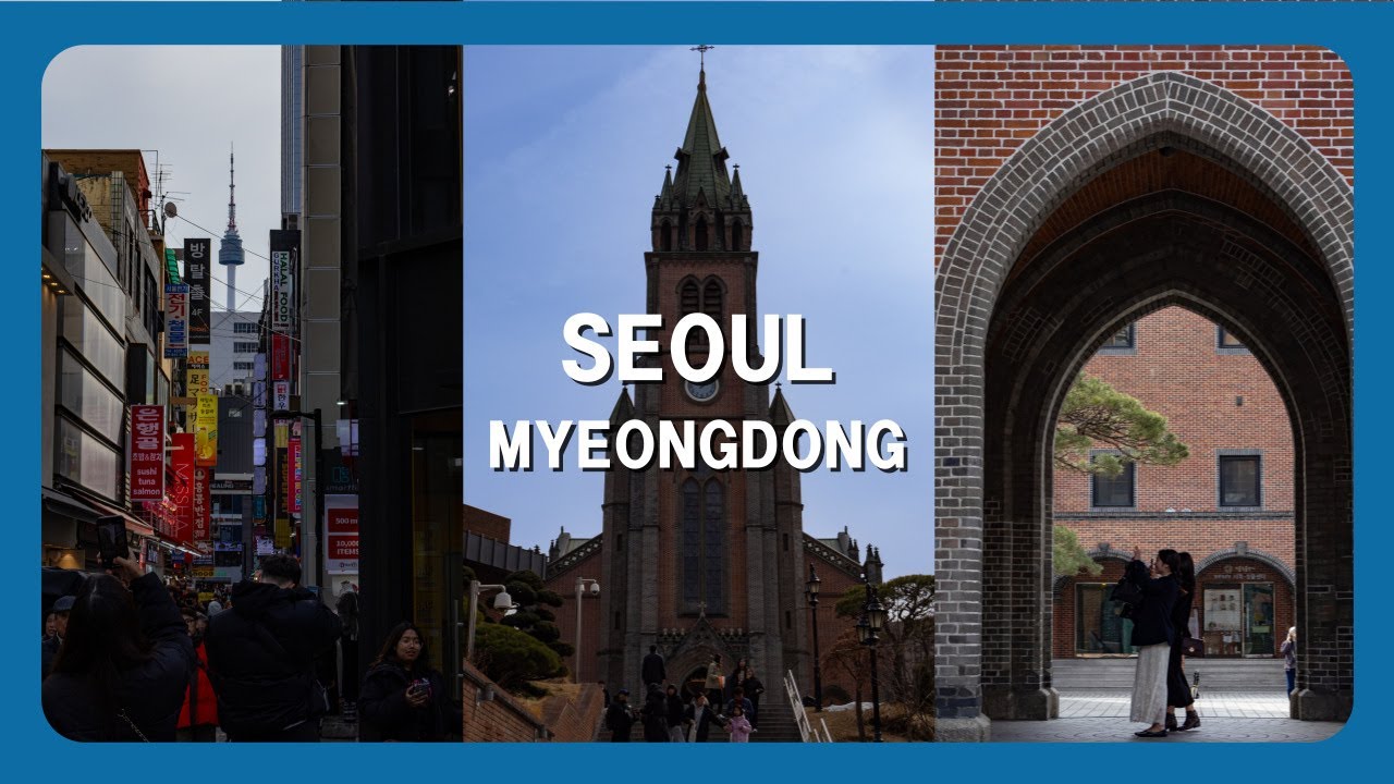[4K_명동/SEOUL] 공실률이 많은것도 옛말! 다시 북적거리는 명동의 평일 걸어보기!(Walkingtour_Myeongdong Street)