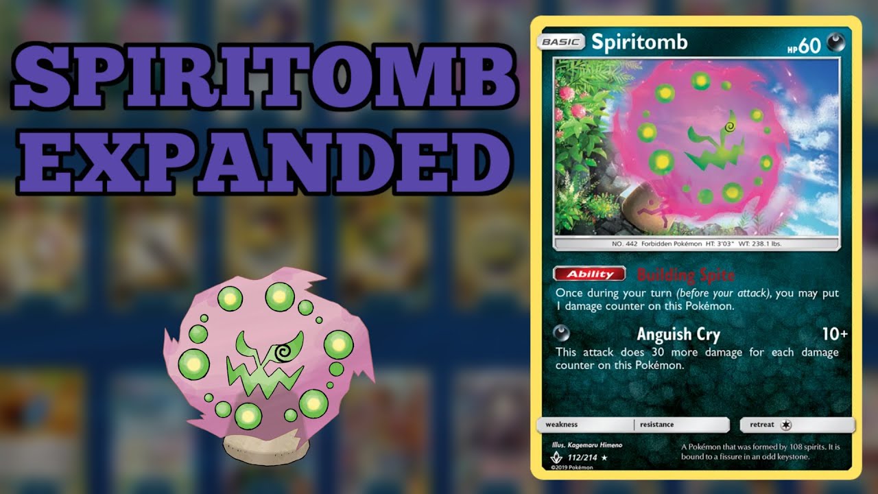 Deal up to 310 Damage with Spiritomb- PTCGO Expanded