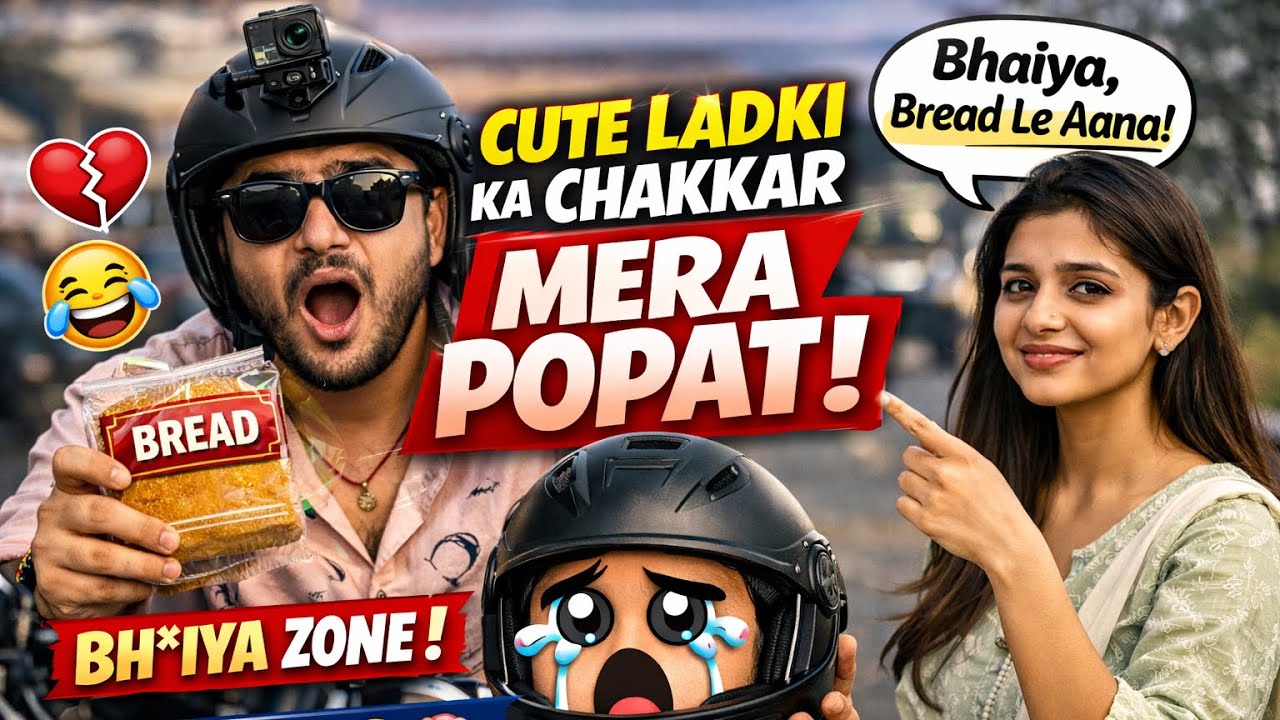 CUTE LADKI ne 'BHAIYA' bol diya! 💔😂 | Moto Vlogging Gone WRONG