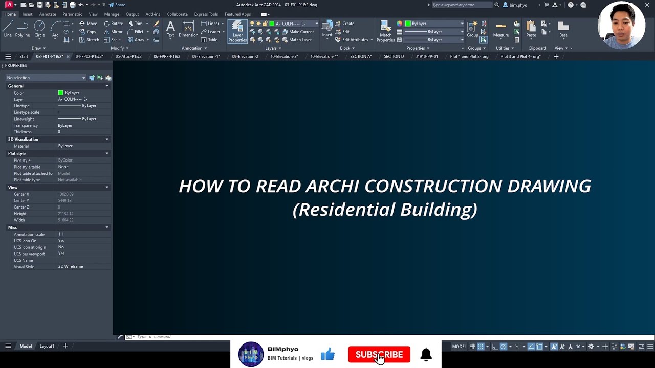 How To Read Archi Construction Drawing