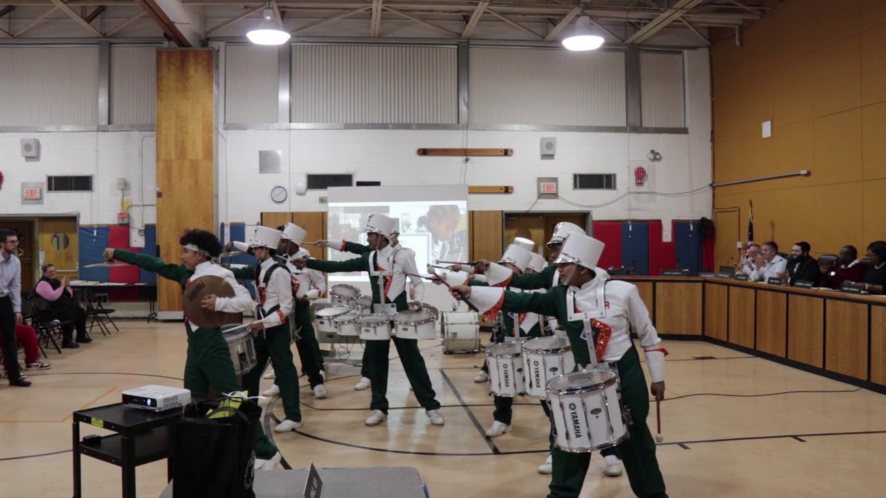 East Ramapo Band plays for the board