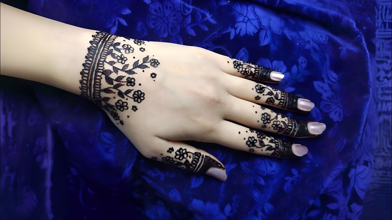 Beautiful & Cute Simple Eid Mehndi Design | Aesthetic Eid Mehndi Design ✨