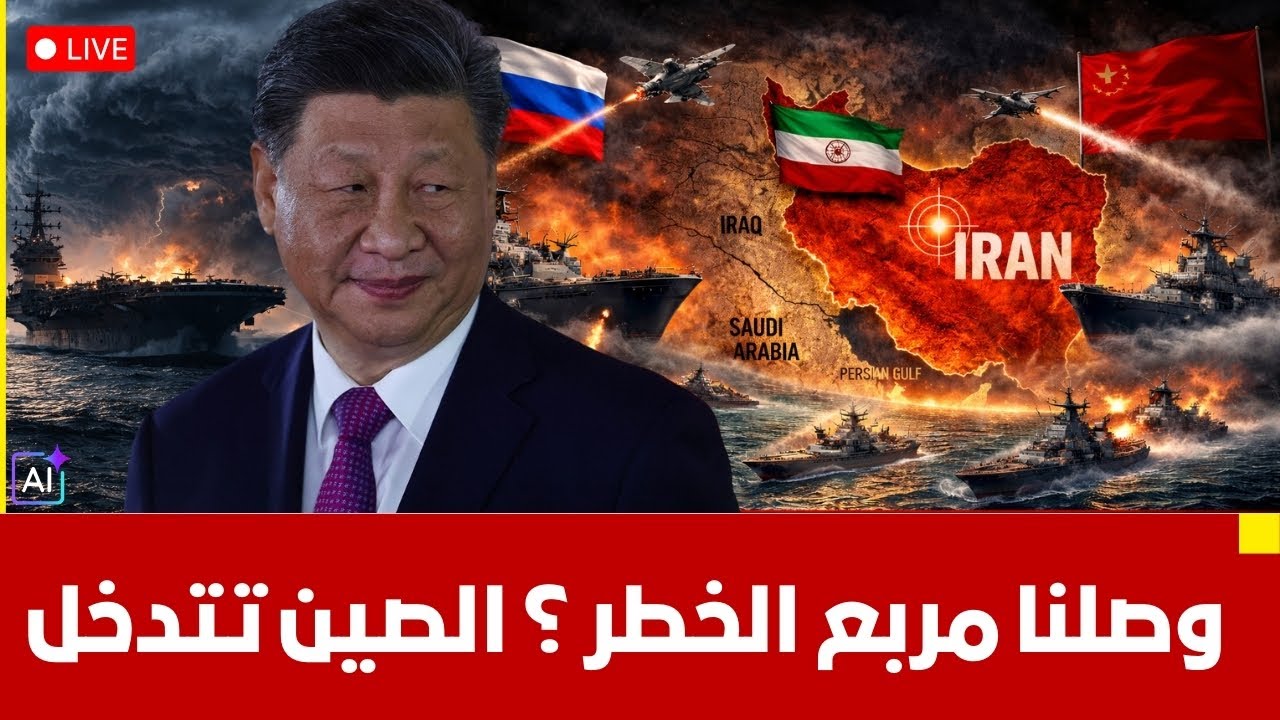 ايران الان مباشر | الصين تدخل خط النار | مناورة عسكرية تتحدى ترامب ! مدمرات أمريكا تصل اسرائيل ..!