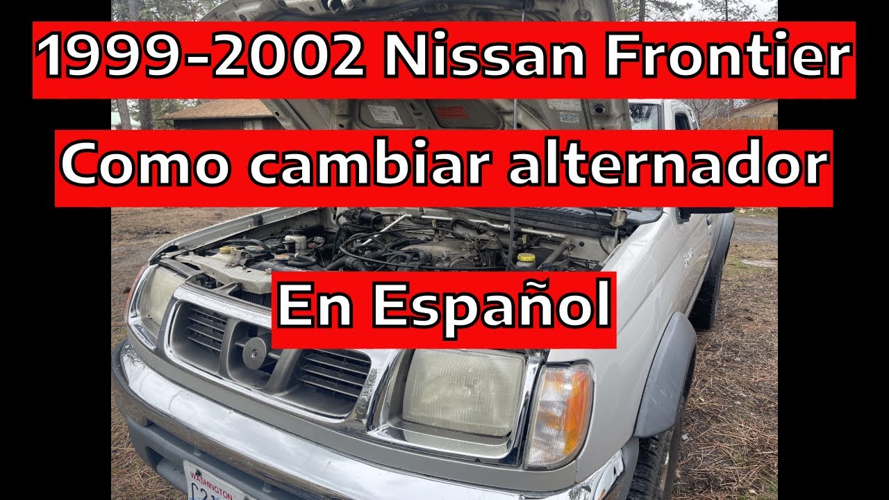 Cómo cambiar el alternador en una Nissan Frontier 1999-2002 V6 3.3L