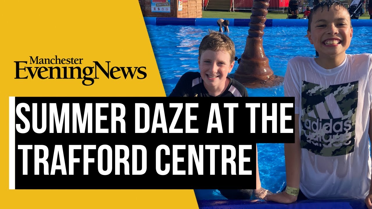 Summer Daze fair comes to The Trafford Centre in Greater Manchester with giant beach and splash park