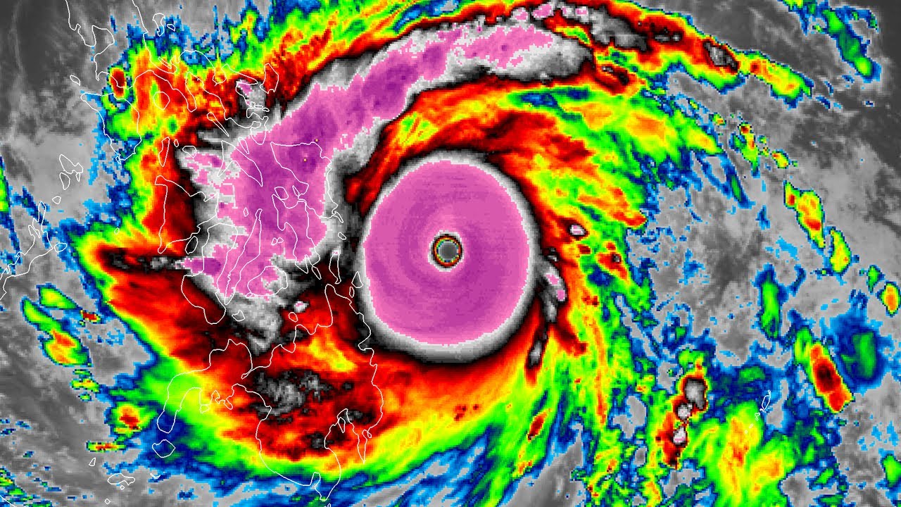 Infrared Satellite Animation of Super Typhoon Haiyan/Yolanda (2013)