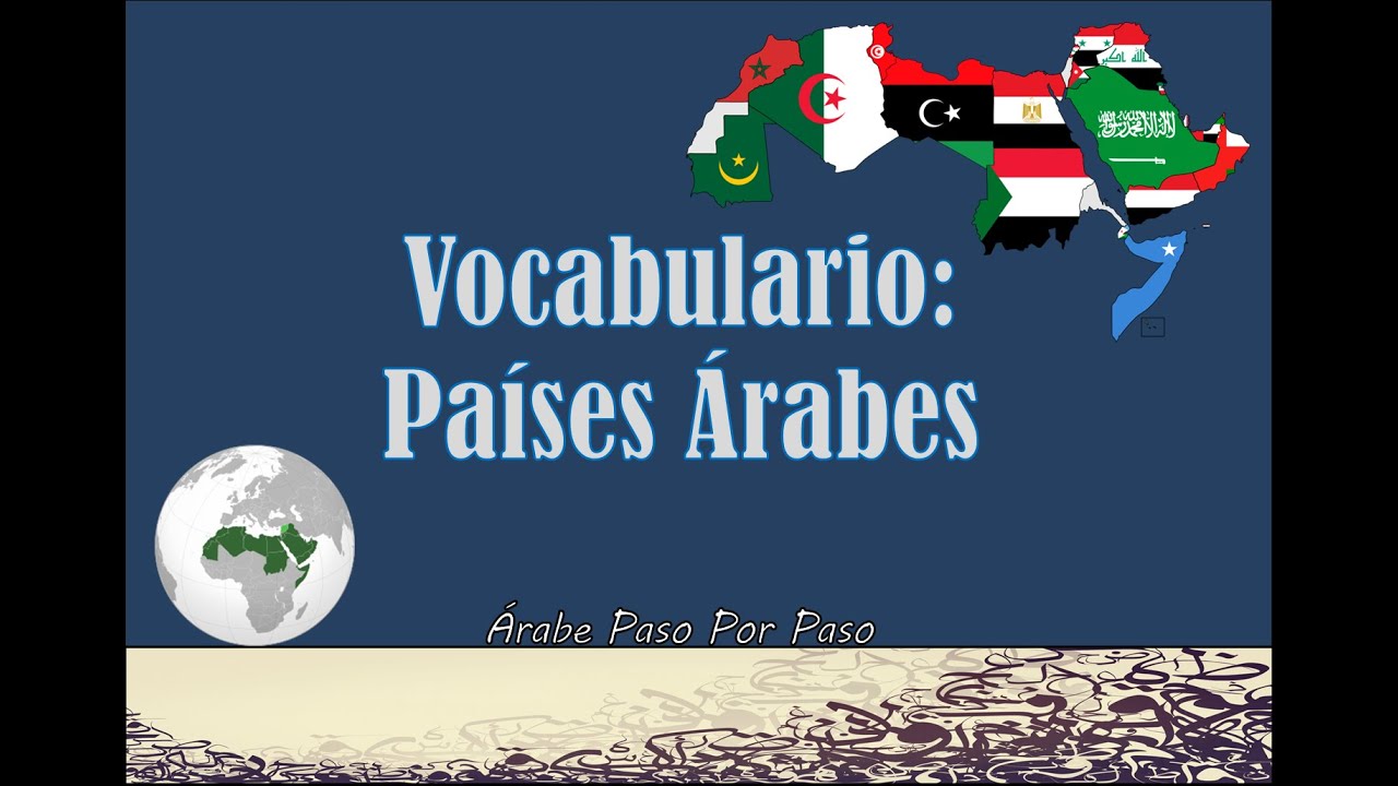 Vocabulario Árabe: Países Árabes [y sus capitales]