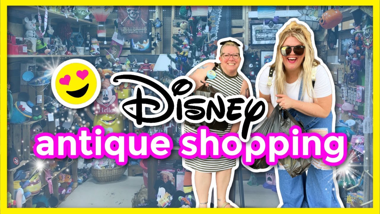 Let's go ANTIQUE SHOPPING for DISNEY Merch in Orlando!