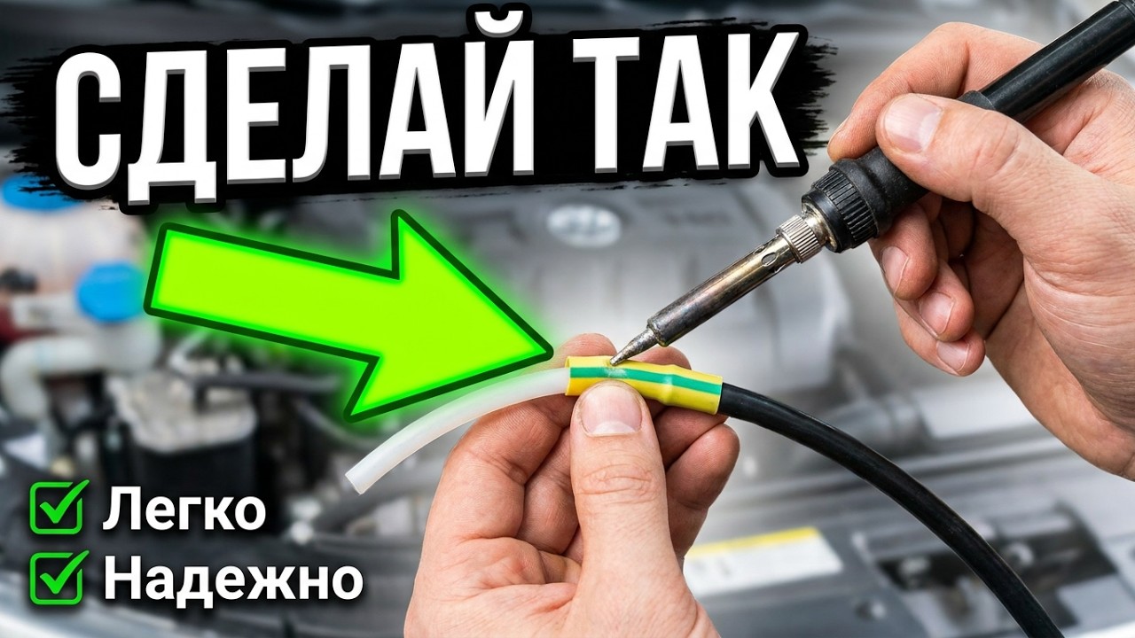 Ремонт излома шланга омывайки, VW