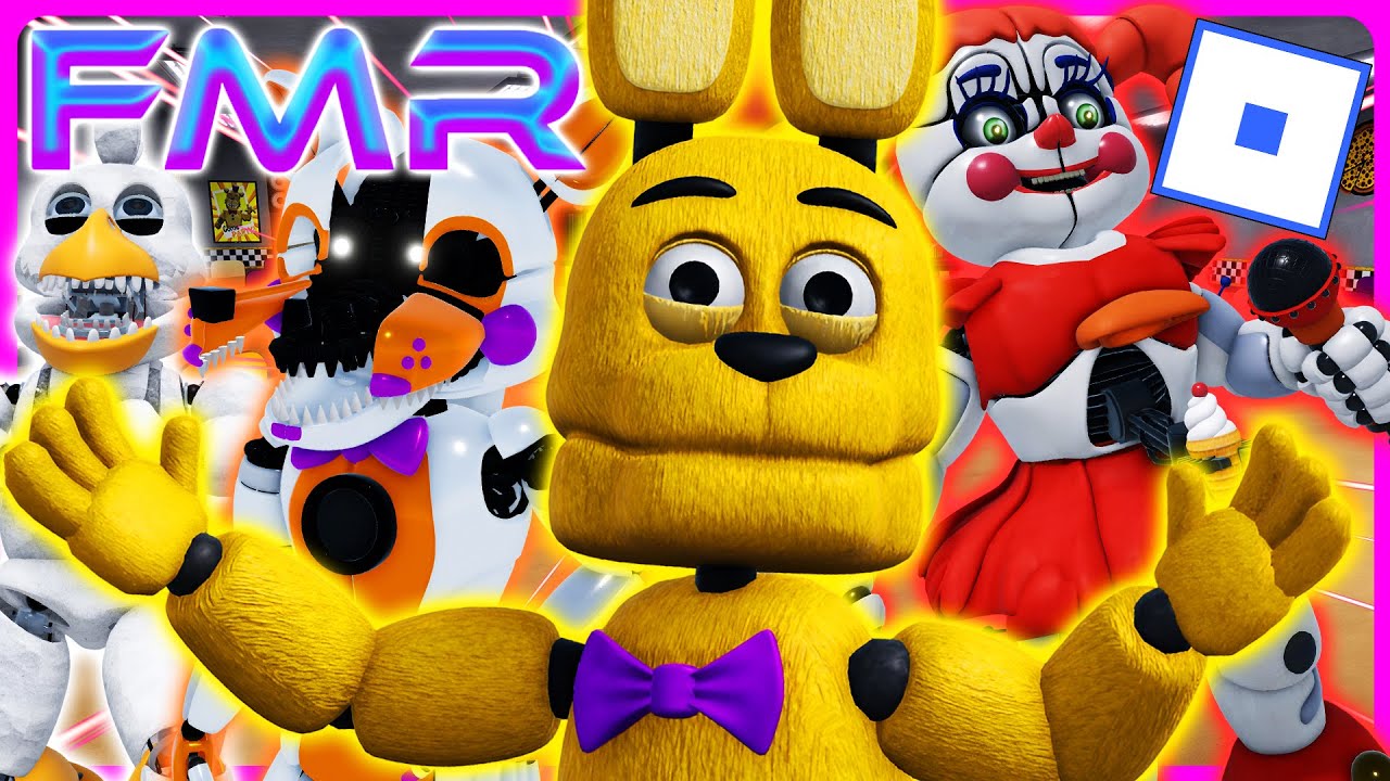 Roblox FNAF | Мегаролевая игра от Fredbear | Плюшевый Бонни избавляется от проблем, танцуя! [Част...