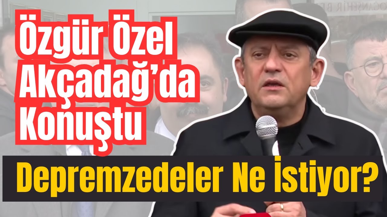 Özgür Özel Malatya’da “Bu Evler Üretici İçin Fonksiyonel Değil”