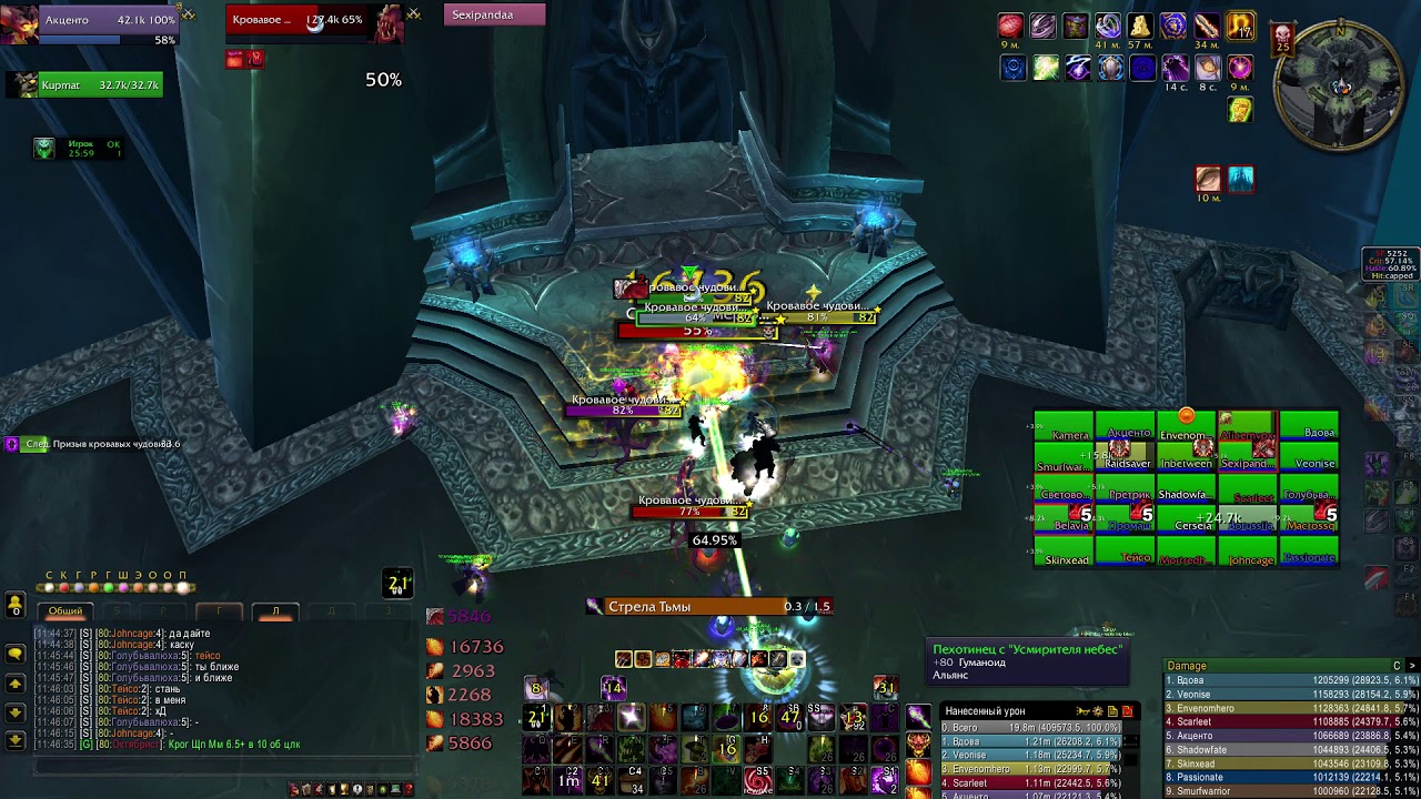 Демон Demonology warlock  20k dps WOW 3.3.5а wowcircle х5 PvE Саурфанг ЦЛК 25гер Saurfang
