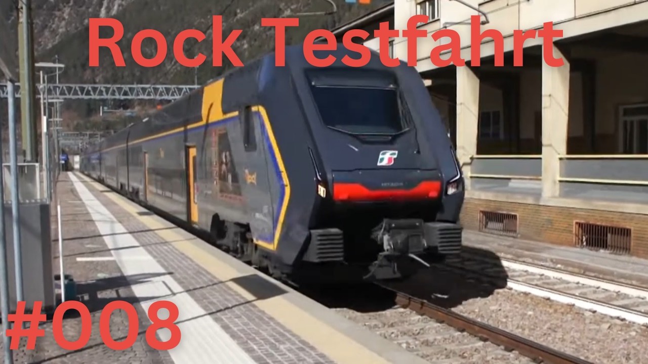 Rock in Franzensfeste auf Testfahrten an der Brennerbahn!