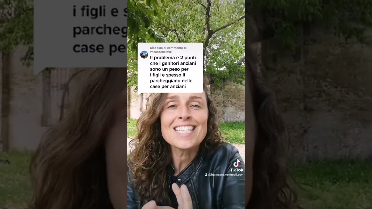 Se i #FIGLI sono #INCAPACI di PRENDERSI #CURA dei #GENITORI #ANZIANI?