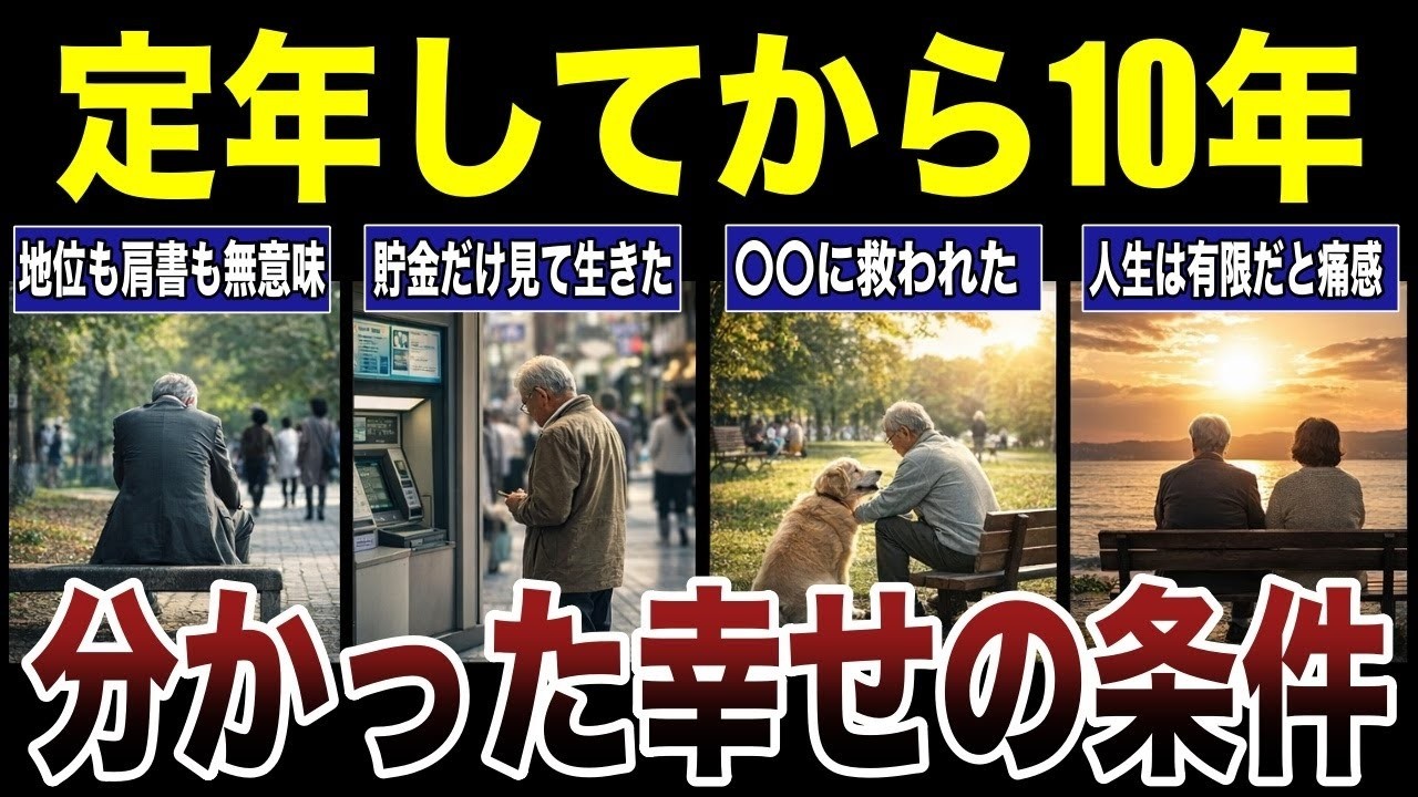 【新たな発見】定年してから分かった老後の幸せの条件　口コミ20選紹介します　#高齢者  #口コミ d64e4d