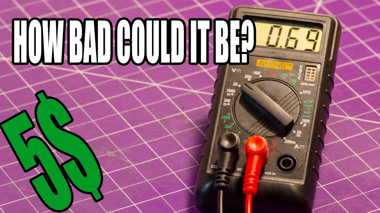 Testing the CHEAPEST Multimeter On Banggood.com!