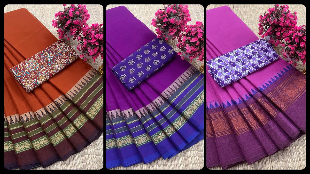 Daily  wear Chettinad cotton sarees for order take screenshot 8667256008