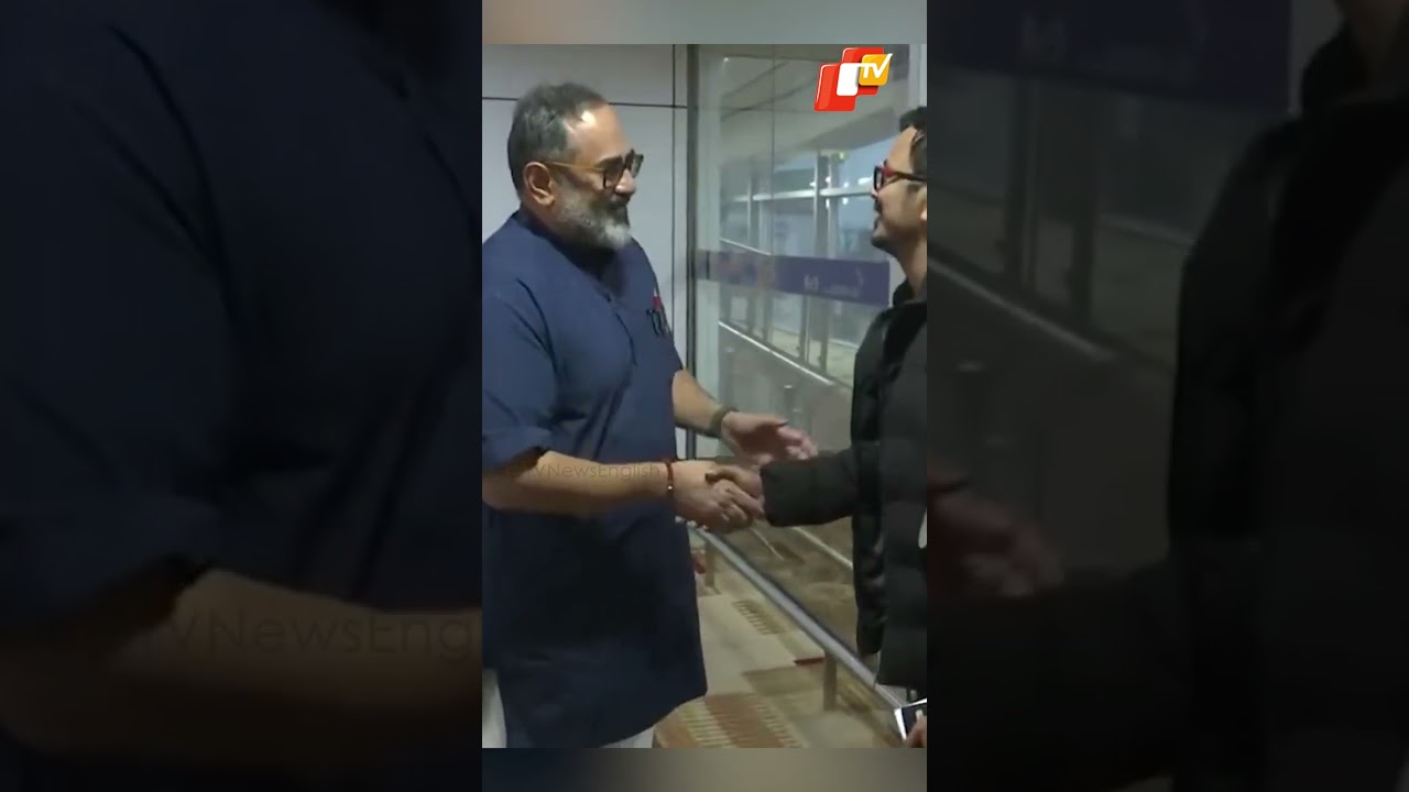 Union Minister R Chandrasekhar Welcomes Indians Who Returned From Israel Today