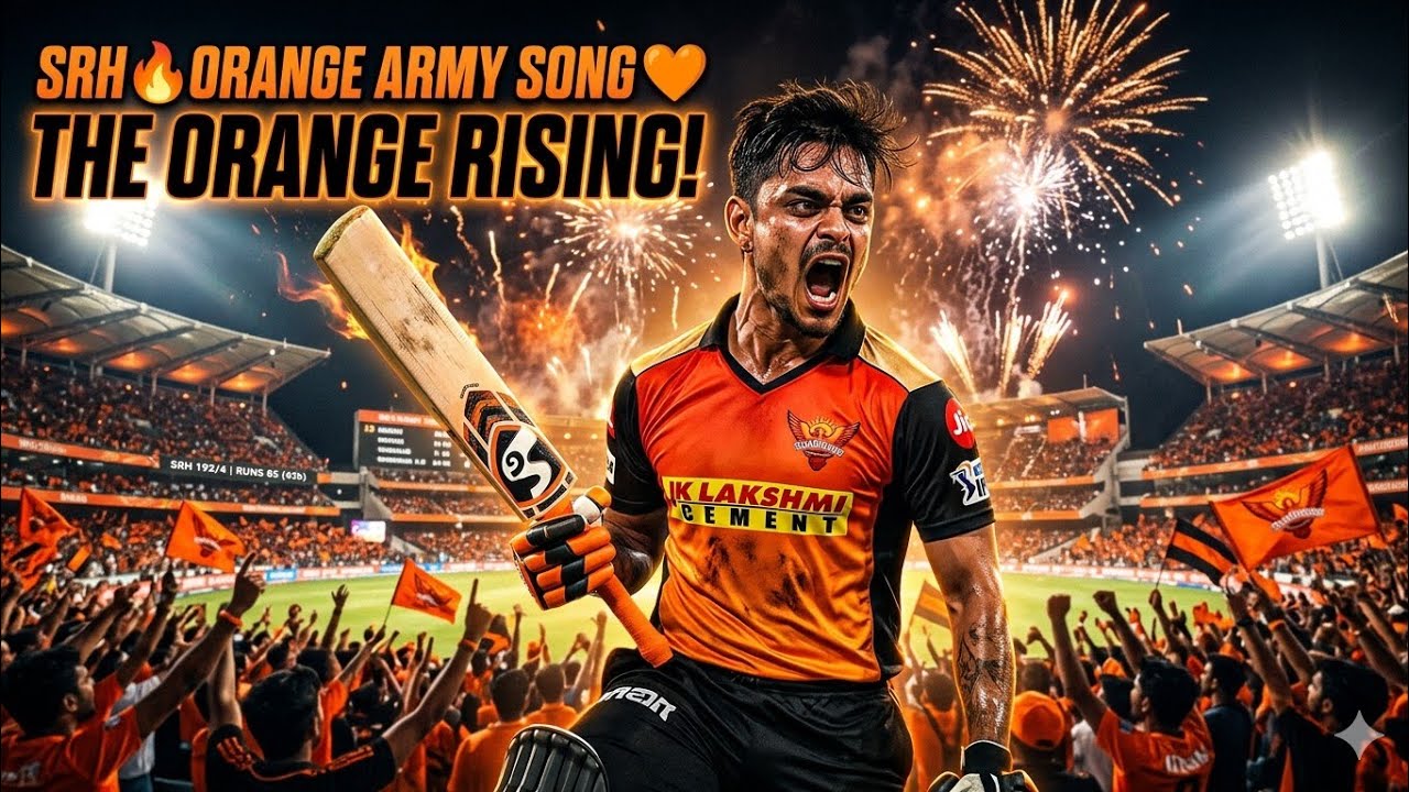 SRH DJ Remix Song 🔥 | Orange Army Anthem 🧡 | Sunrisers Hyderabad Vibe