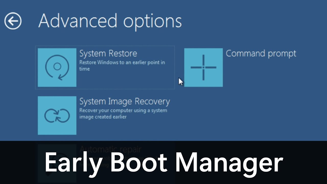Original Windows Metro Boot Manager!