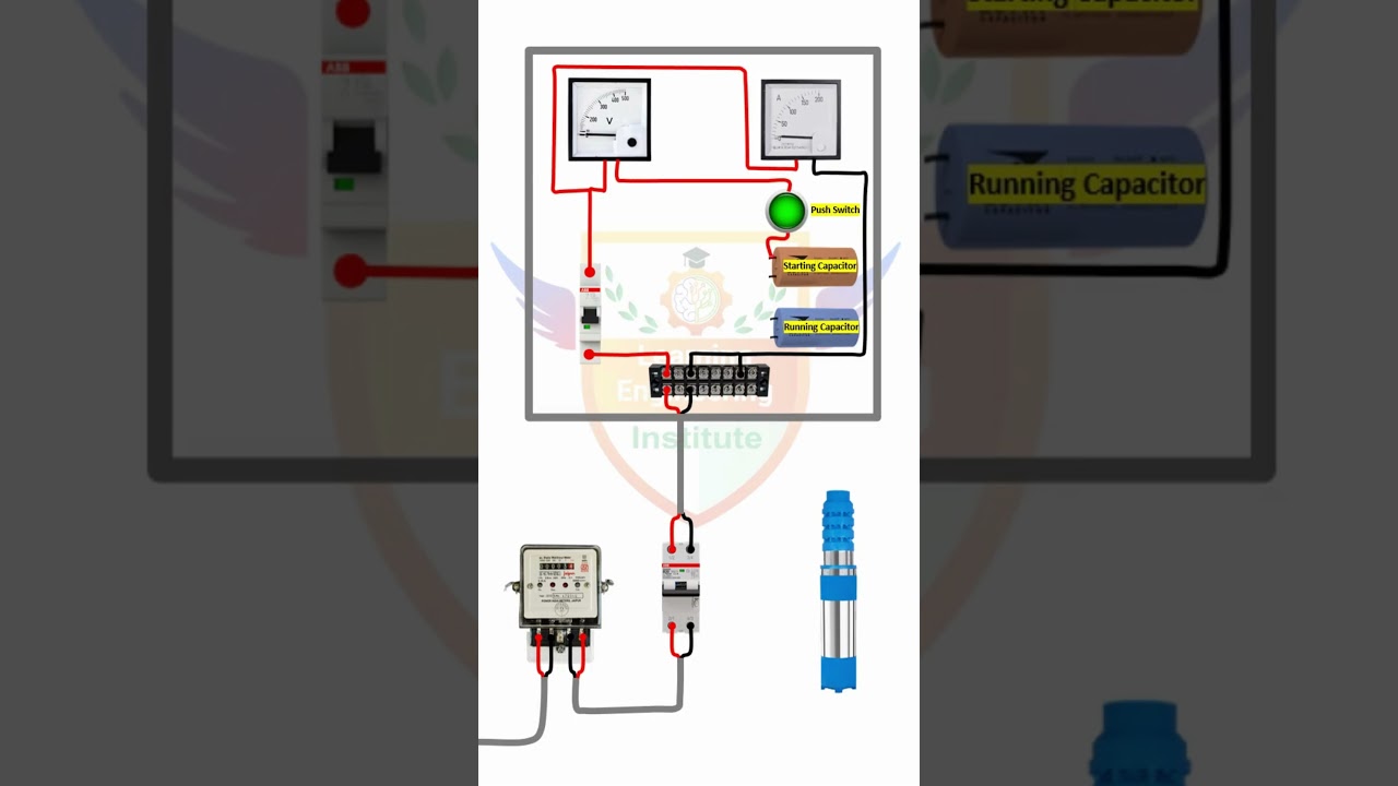 Single Phase Submersible Starter Wiring