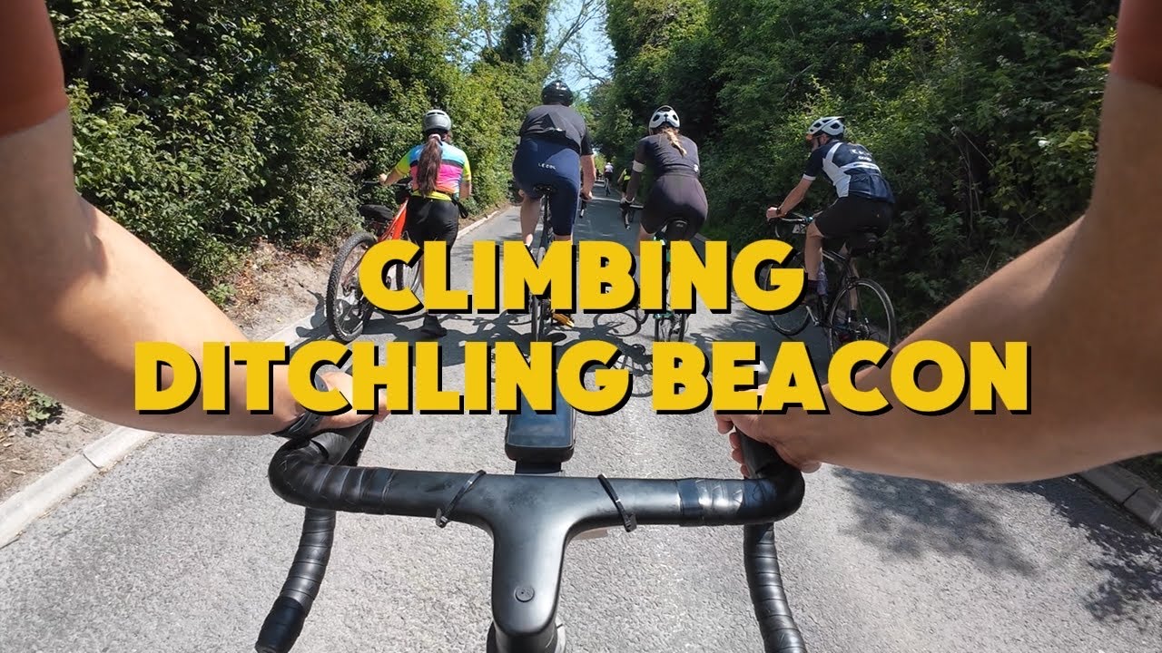 Climbing DITCHLING BEACON at BHF London to Brighton 2025