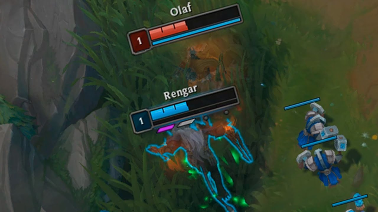 RENGAR vs OLAF at LVL 1