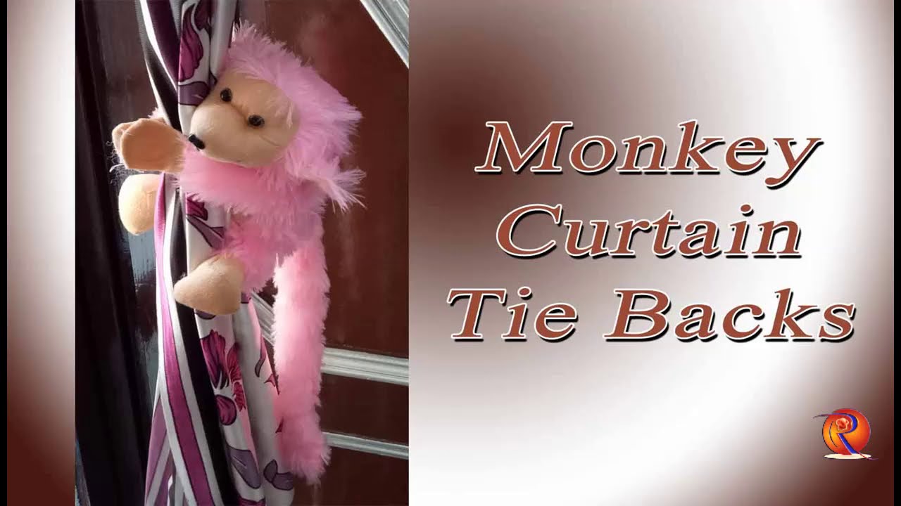 How to make Monkey Curtain Holder Soft Toy at home in easy way in hindi | monkey soft toy