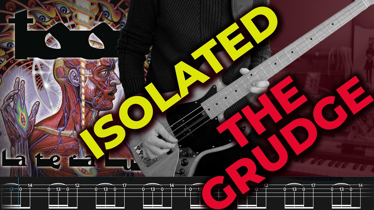 The Grudge 🌀 TOOL · ISOLATED Bass Cover & Tabs [Line 6 Helix presets]
