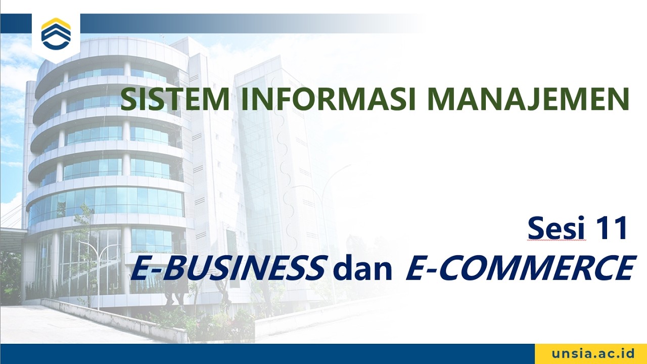 E-Business dan E-Commerce