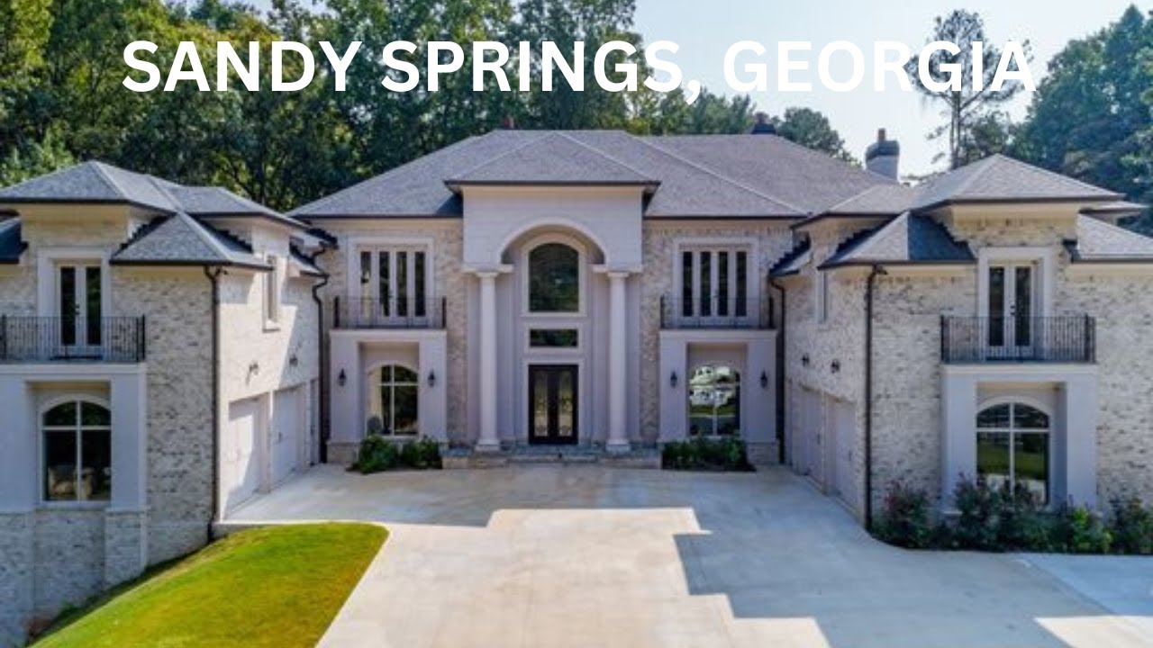 IS THIS THE MOST EXPENSIVE NEIGHBORHOOD IN ATLANTA?! A TOUR OF SANDY SPRINGS.