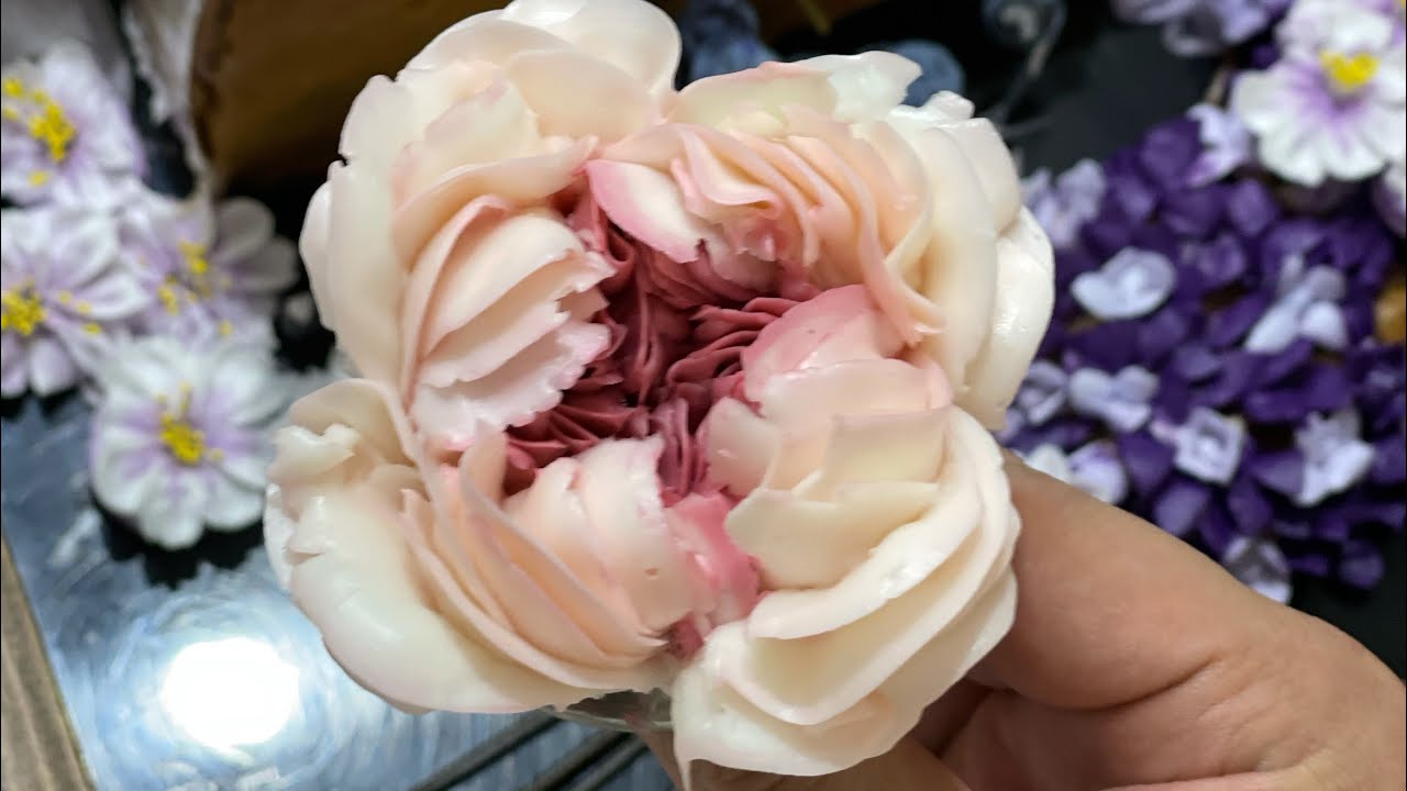 Cách bắt bông kem . Hoa hồng anh
