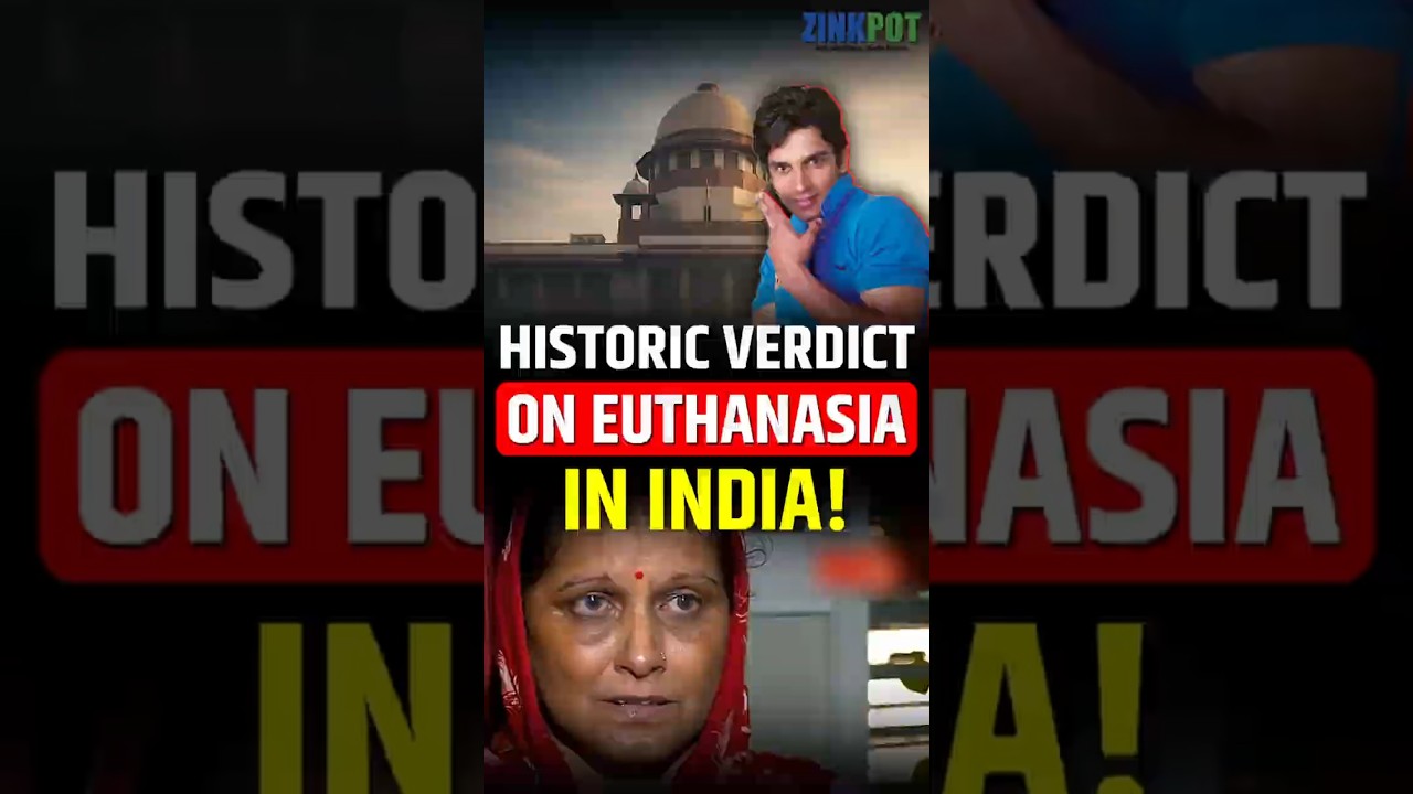 Historic Verdict on Euthanasia in India! #SupremeCourt #PassiveEuthanasia #Rights #HarishRanaCase