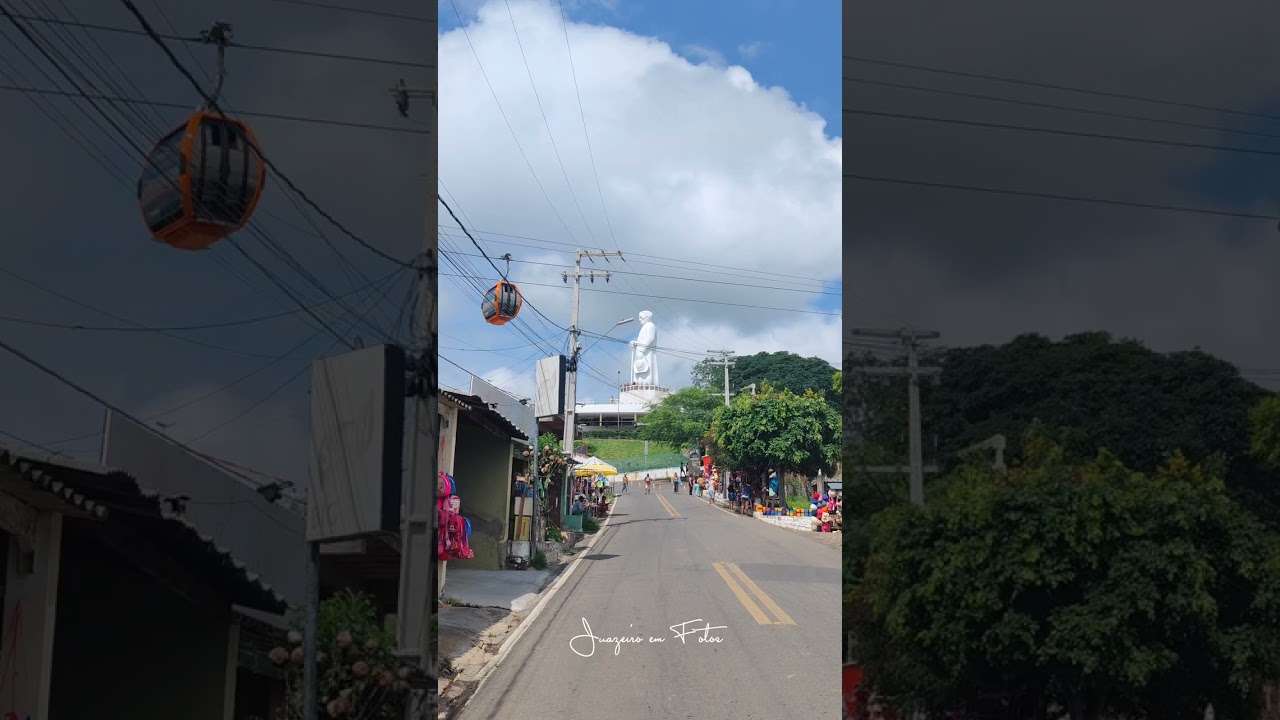 Horto do Padre C&iacute;cero, em Juazeiro do Norte. Telef&eacute;rico. #TrindadeSanta #NossaSenhora #Paz #F&eacute;