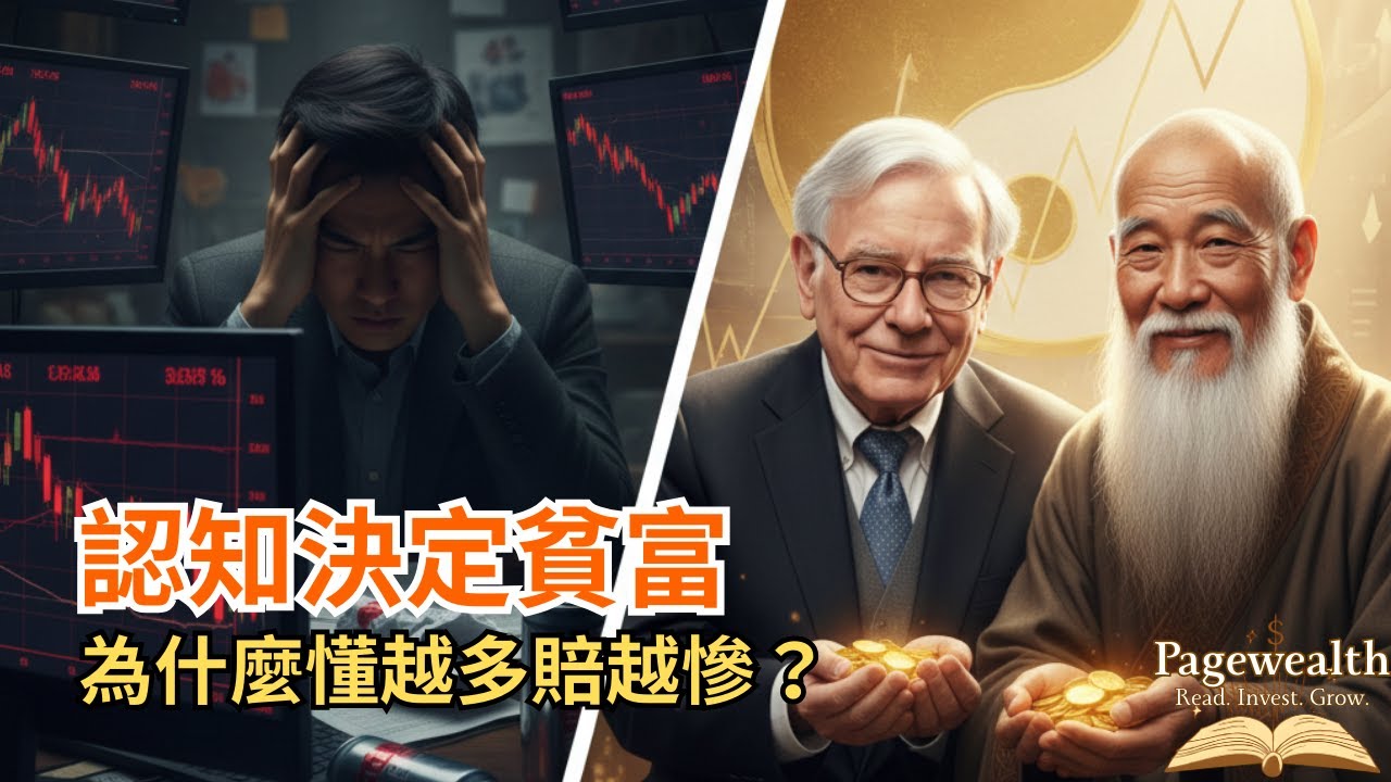 為什麼懂越多賠越慘？巴菲特與老子的跨時空對話，揭露『窮人思維』的真相！「Pagewealth」